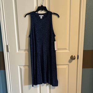 Athleta Navy Blue Midi Dress